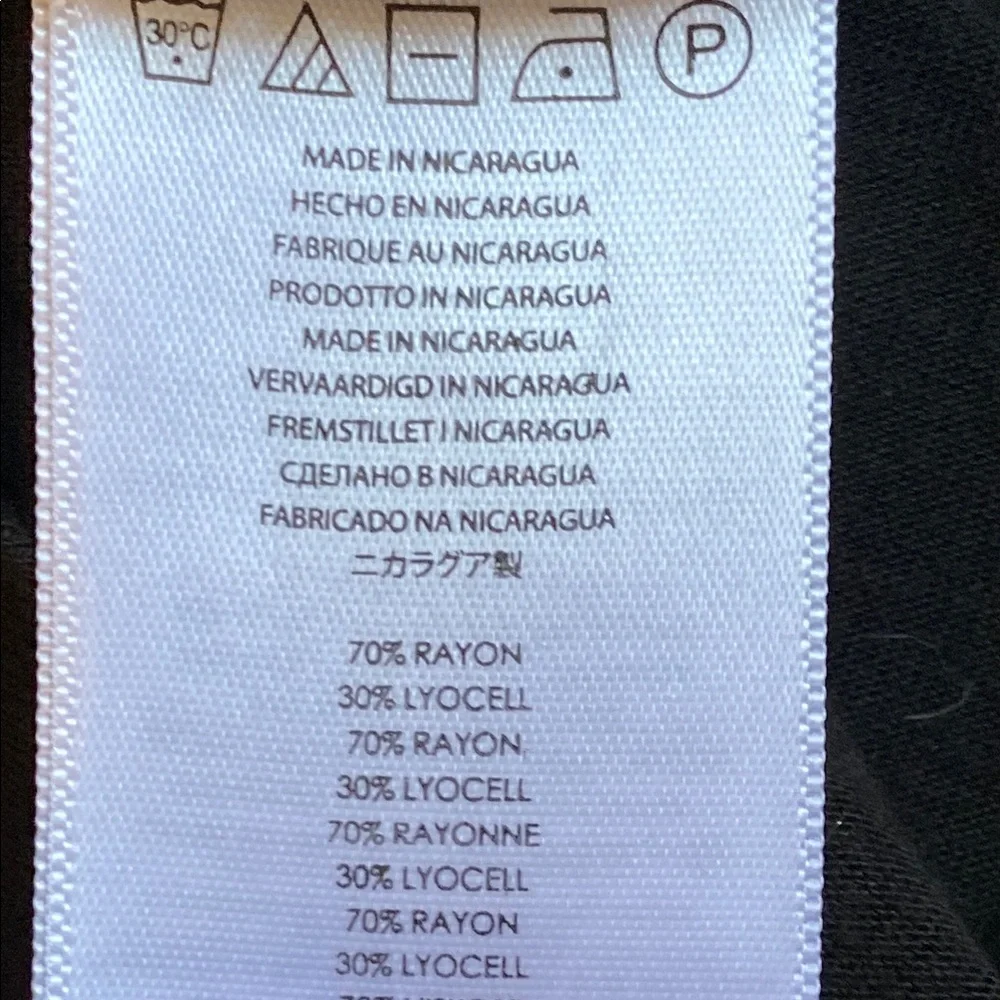 MICHAEL Michael Kors Black Asymmetrical Cowl Neck Tunic Top - Picture 7 of 10